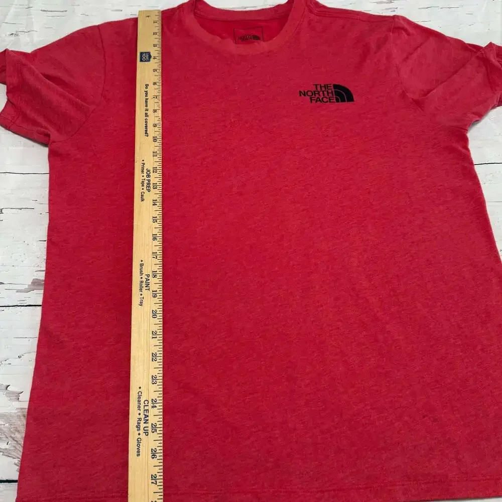 The‎ North Face Men's Red Short Sleeve Graphic Logo T-Shirt